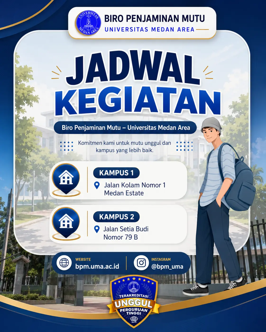 Universitas Medan Area Gelar Rapat Persiapan Wisuda Program Sarjana, Magister, dan Doktor Periode I Tahun 2026